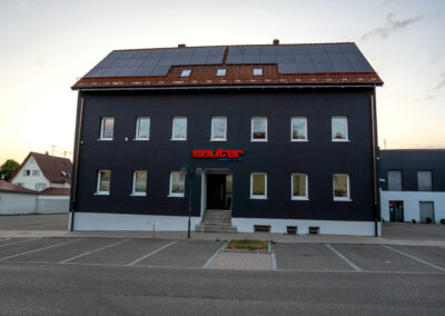 Unternehmensgebäude von Sauter Elektronik in Meßstetten